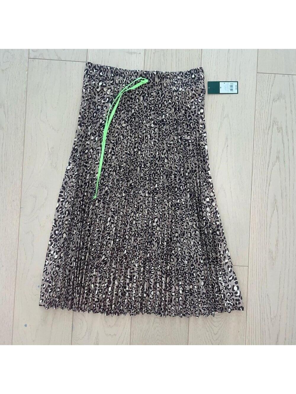 Wild Fable Cheetah Print Pleated Skirt - NWT